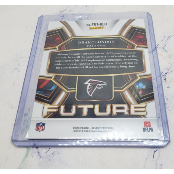 2023 Panini Select - Select Future Drake London #FUT-DLO - Picture 4 of 4